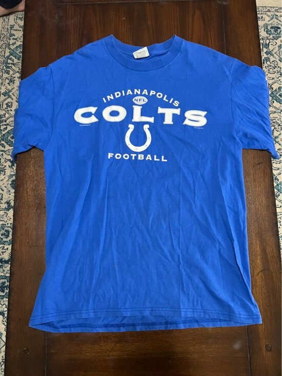 Lee Sport Other - Vintage Lee Sport T-Shirt Blue Indianapolis Colts Short Sleeve NFL Football L
